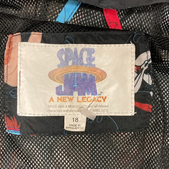 Members only space jam hooded windbreaker boys 18 - Picture 7 of 9